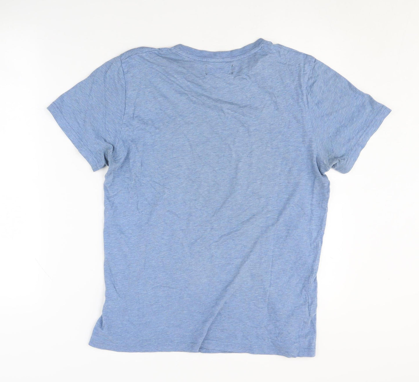 Fred Perry Men's Blue S Crew Neck T-Shirt with Logo