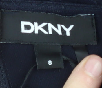 DKNY Women's Black Asymmetric Shift Dress S