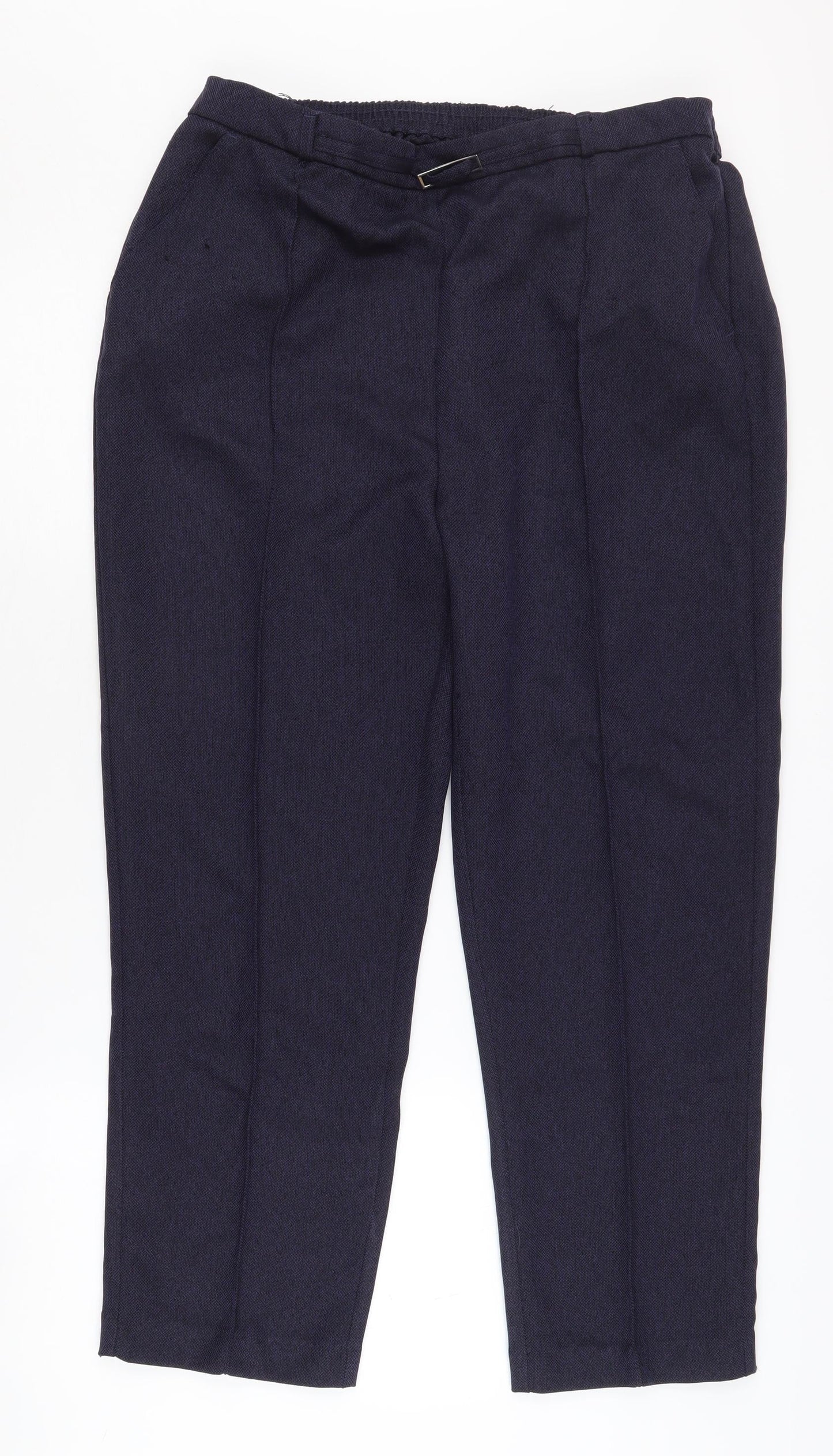 Honor Millburn Women's Blue Regular Fit Trousers