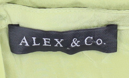 Alex & Co. Women's Green Basic Top, Size 20