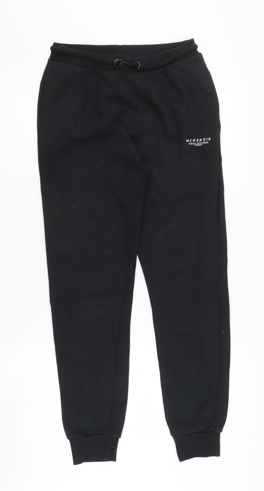 McKenzie Boys Black Jogger Trousers 13 Years