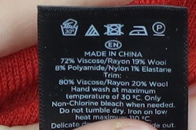 Hobbs Women's Red Medium Pullover Jumper