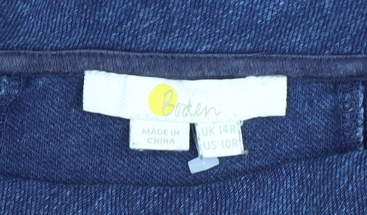 Boden Women's Blue Shift Dress UK 14