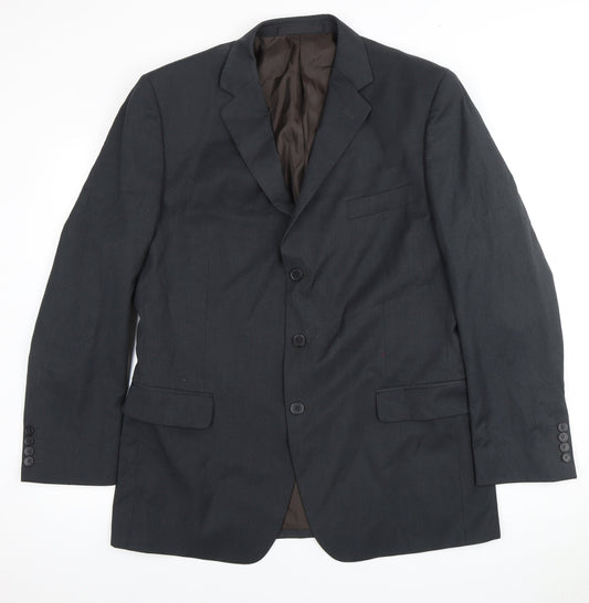 Marks and Spencer Men's Grey Blazer Size 42R