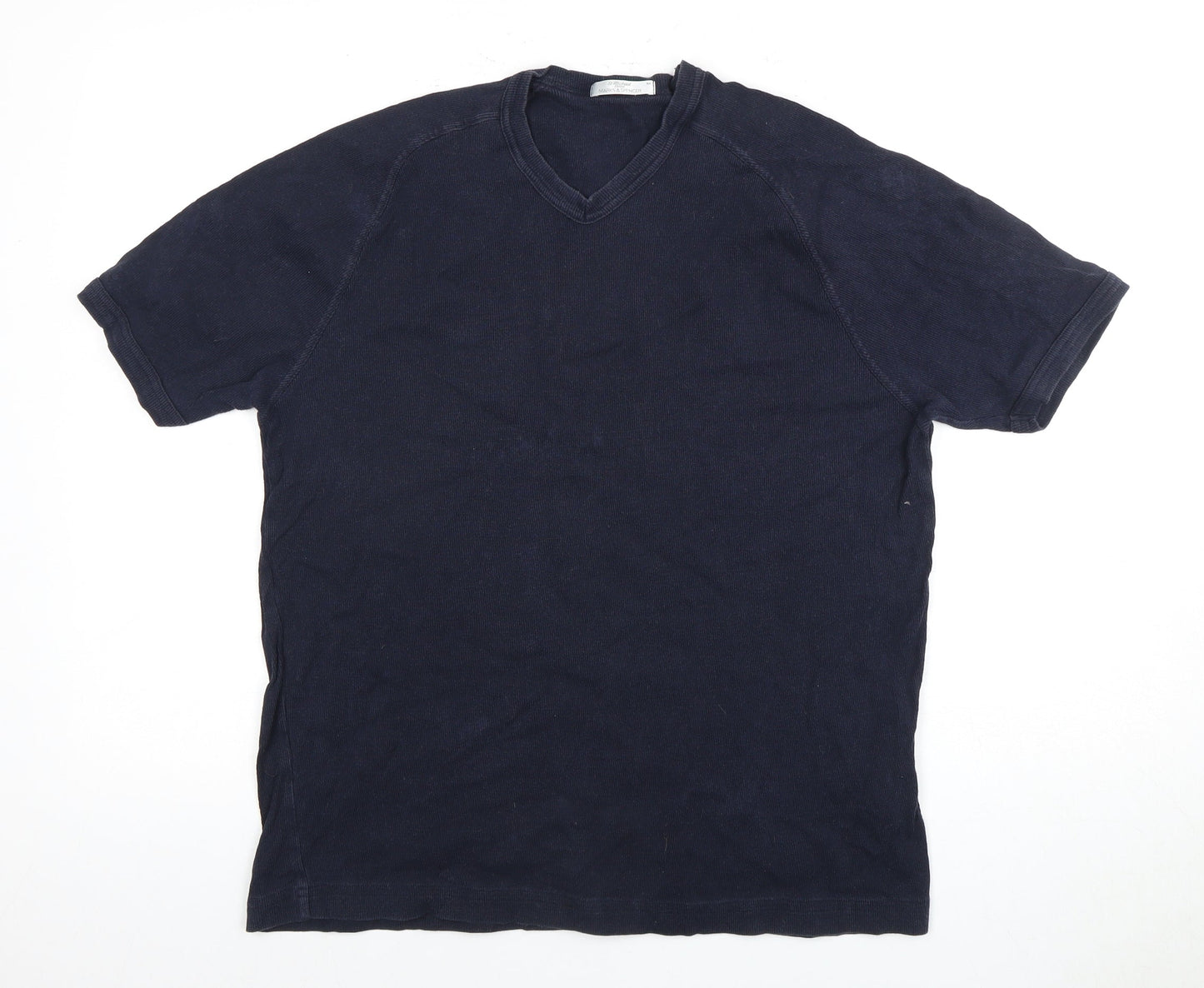 Marks & Spencer Women's Black M V-Neck T-Shirt