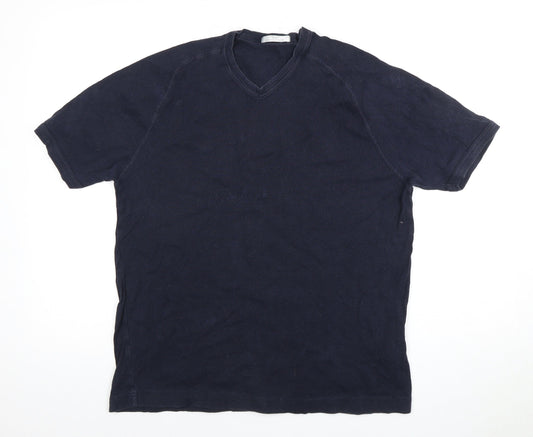 Marks & Spencer Women's Black M V-Neck T-Shirt