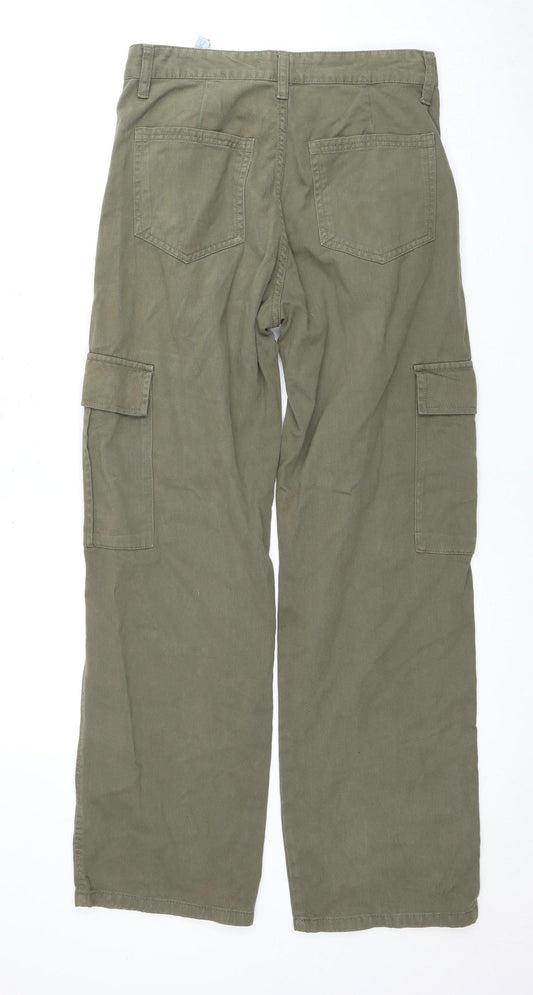 STR Women's Green Straight-Leg Jeans, Size 12, Excellent Condition