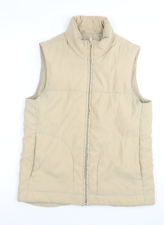 Dorothy Perkins Women's Beige Size 10 Sleeveless Waistcoat