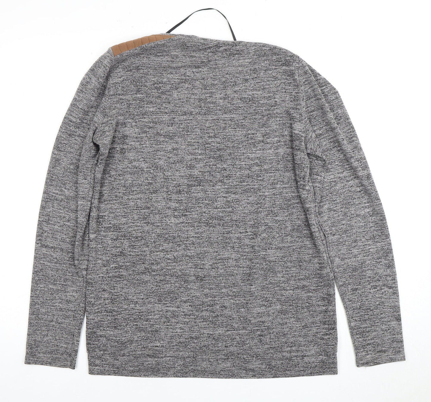 Only Women's Grey Long Sleeve Jersey T-Shirt - Size L