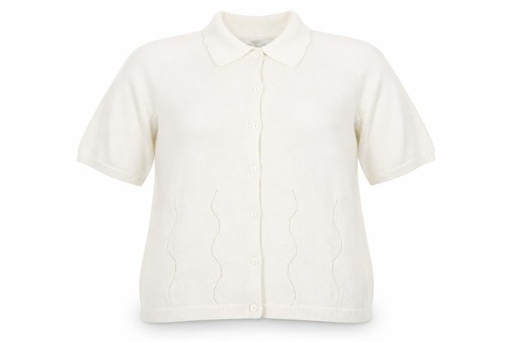 Marks and Spencer Women's Ivory Cardigan, Size 16