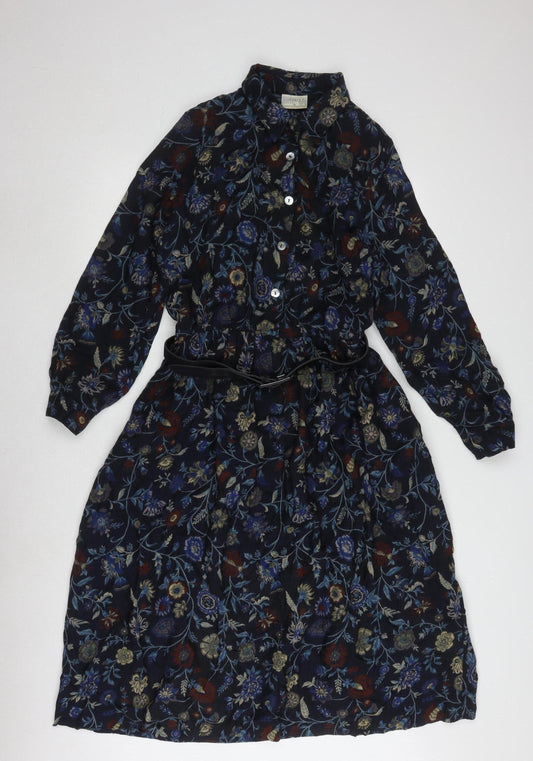 Cotswold Collections Women's Floral Wool Dress, Size 14