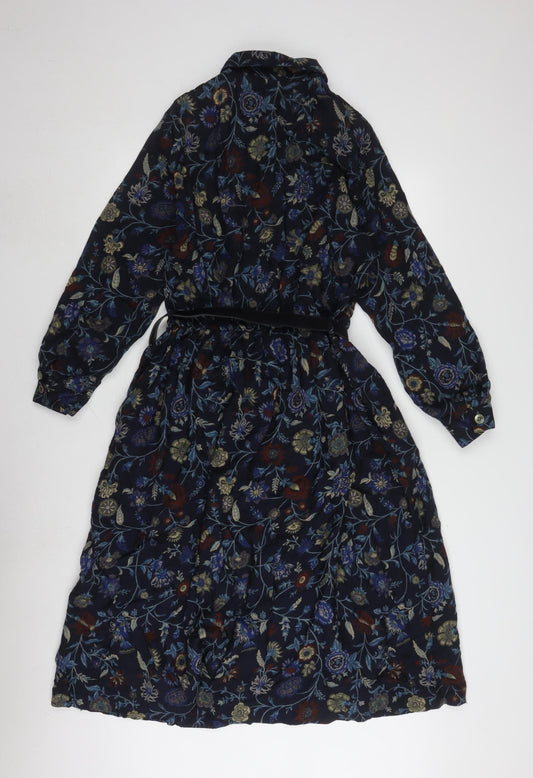 Cotswold Collections Women's Floral Wool Dress, Size 14
