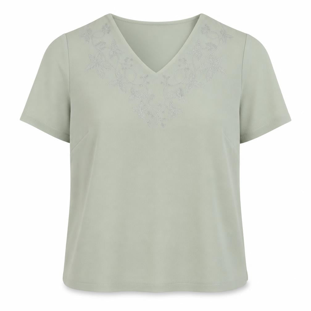 Womens UK Size 16 Eastex Green  Blouse