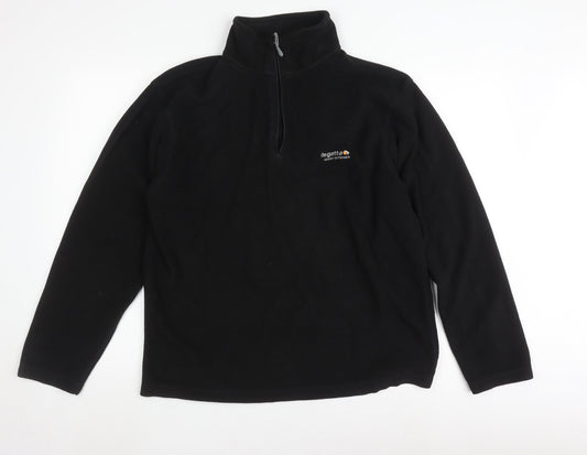 Regatta Men's Black Fleece Sweatshirt - Size L