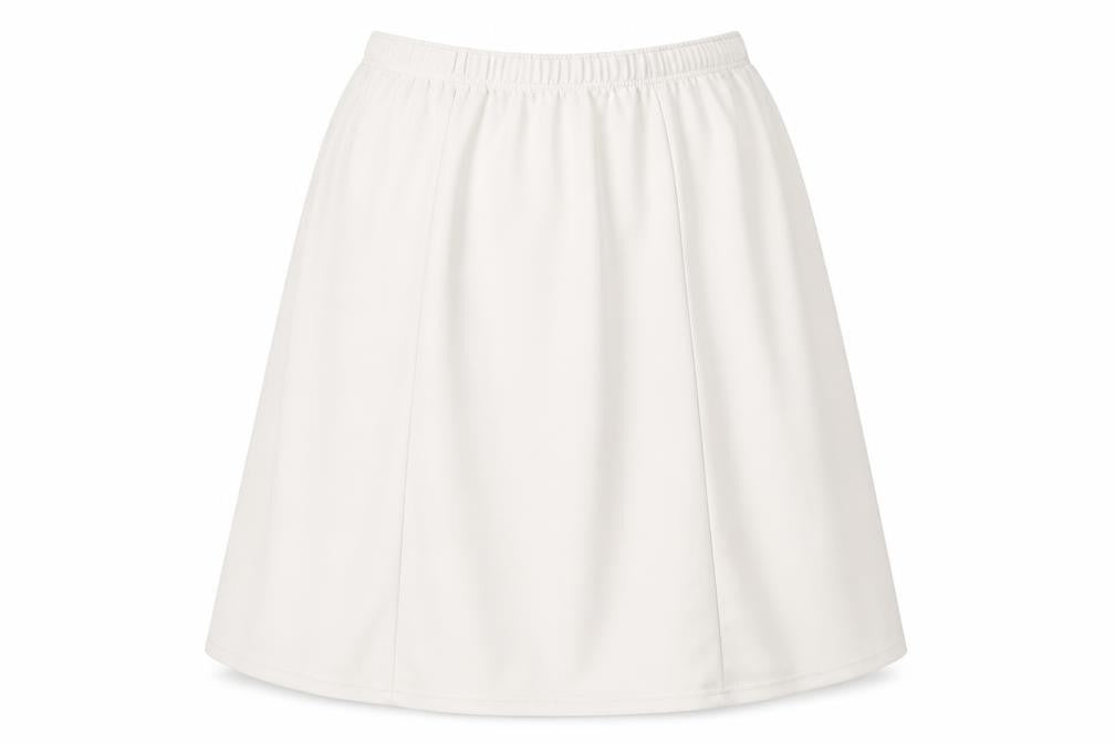 Being Womens Casual Beige A-Line Skirt, Polyester, Size 28/30