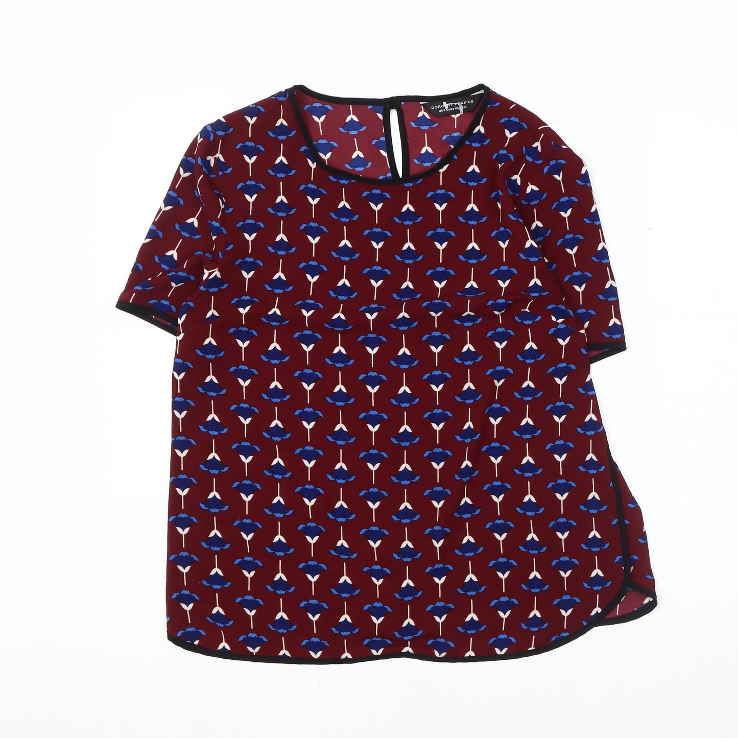 Dorothy Perkins Women's Floral Blouse, Size 12, Multicoloured