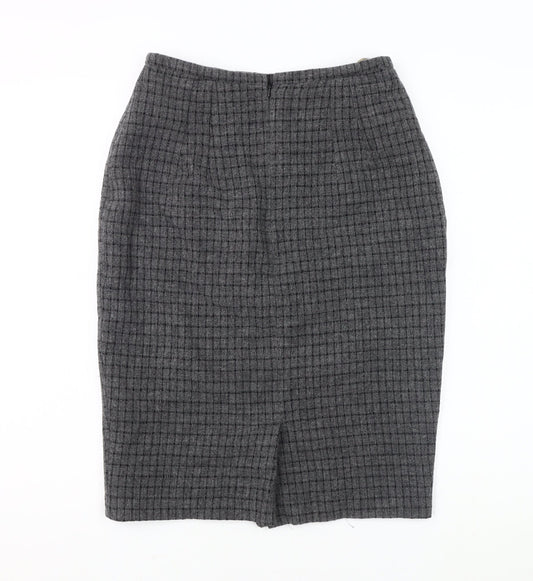 Ramsay Women's Grey Check Pencil Skirt Size 12