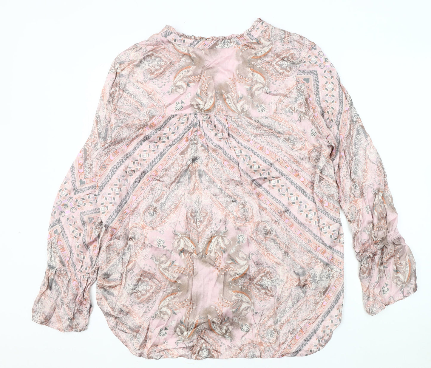 Odd Molly Women's Pink Paisley Blouse