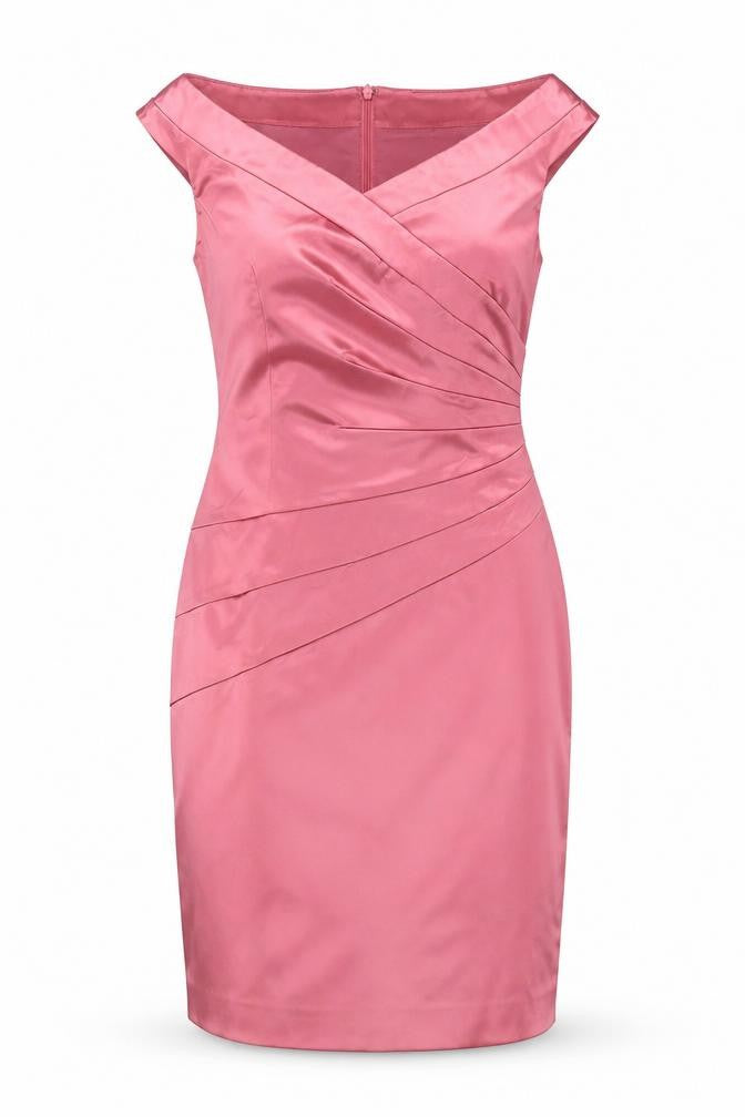 Coast Women's Pink Off the Shoulder Sheath Dress - Size 12