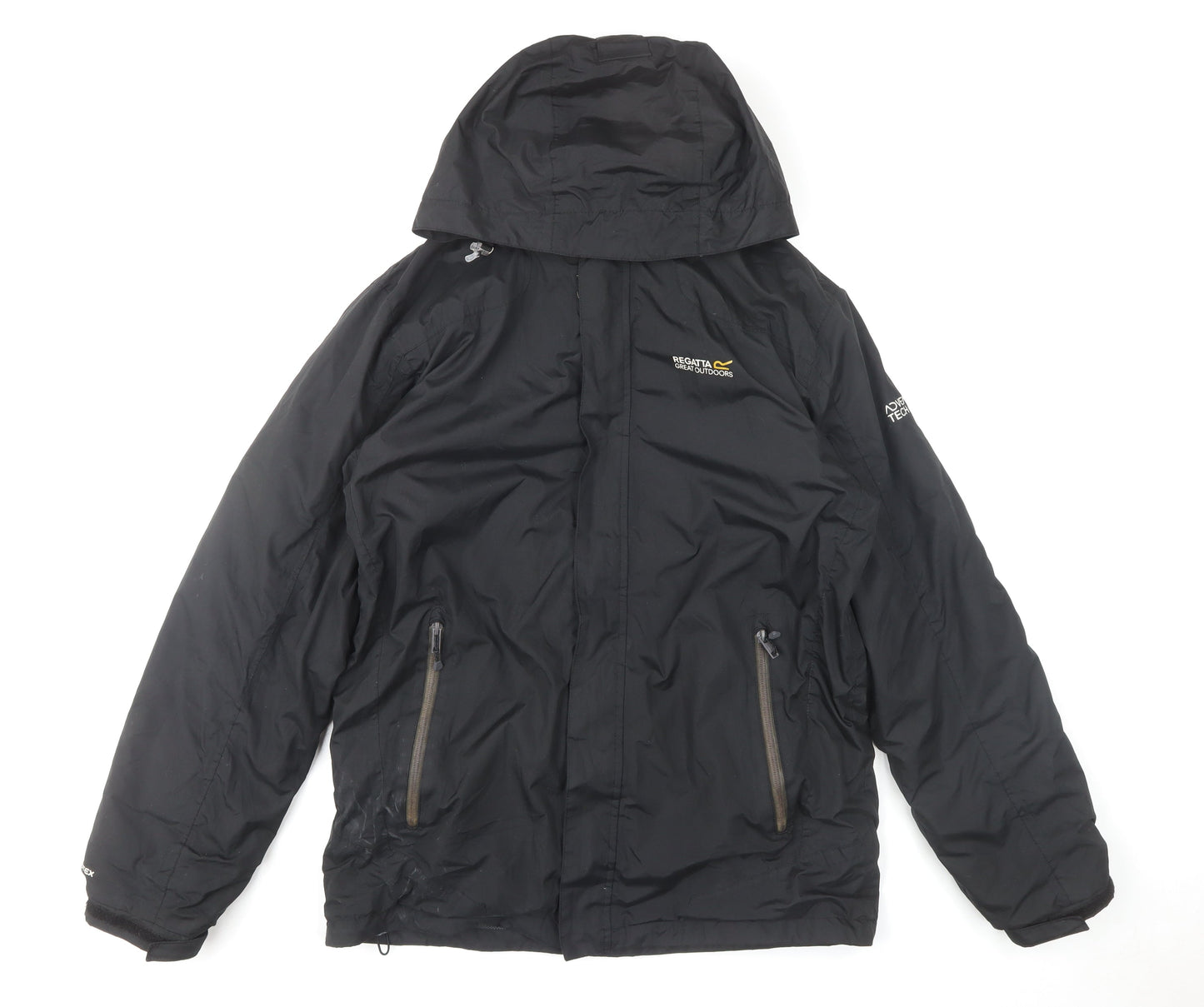 Regatta Men's Black M Puffer Jacket Waterproof Hooded