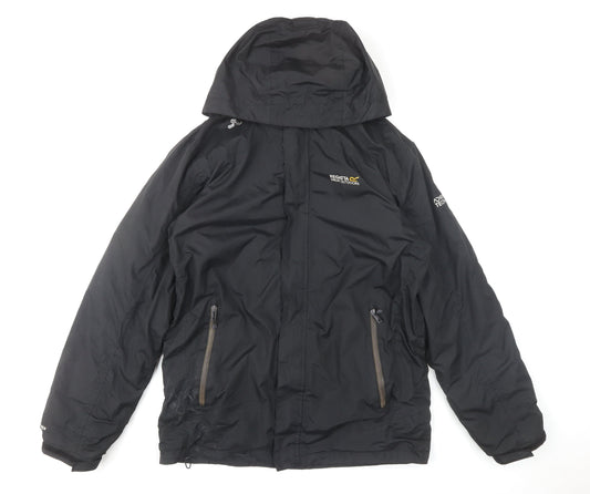 Regatta Men's Black M Puffer Jacket Waterproof Hooded