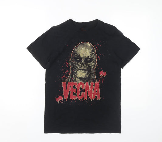 Netflix Unisex Adult Black S Vecna Graphic T-Shirt
