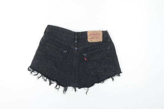 Levi's Women's Black Cut-Off Denim Shorts M