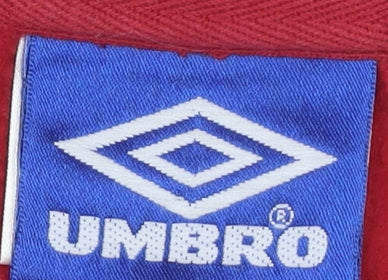 Umbro Unisex Red Pullover Sweatshirt S Size