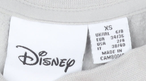 Disney Women’s Grey XS Sweatshirt with Mickey Graphic