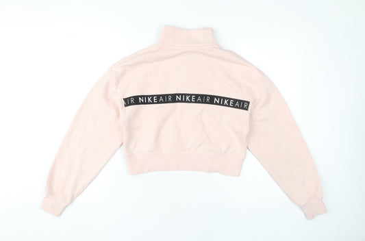 Nike Women's Pink Pullover Sweatshirt Size S