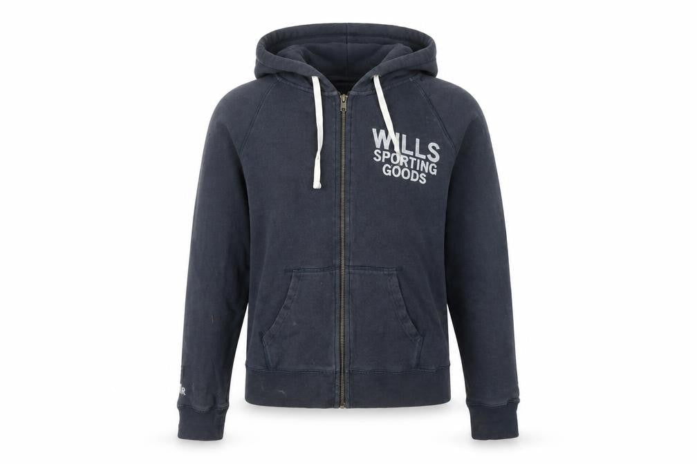 Womens UK 14 Regular Jack Wills Blue Full Zip Hoodie