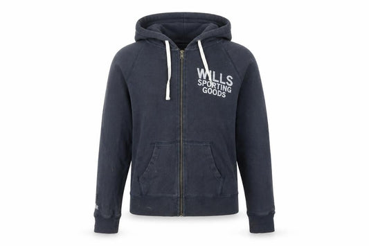 Womens UK 14 Regular Jack Wills Blue Full Zip Hoodie