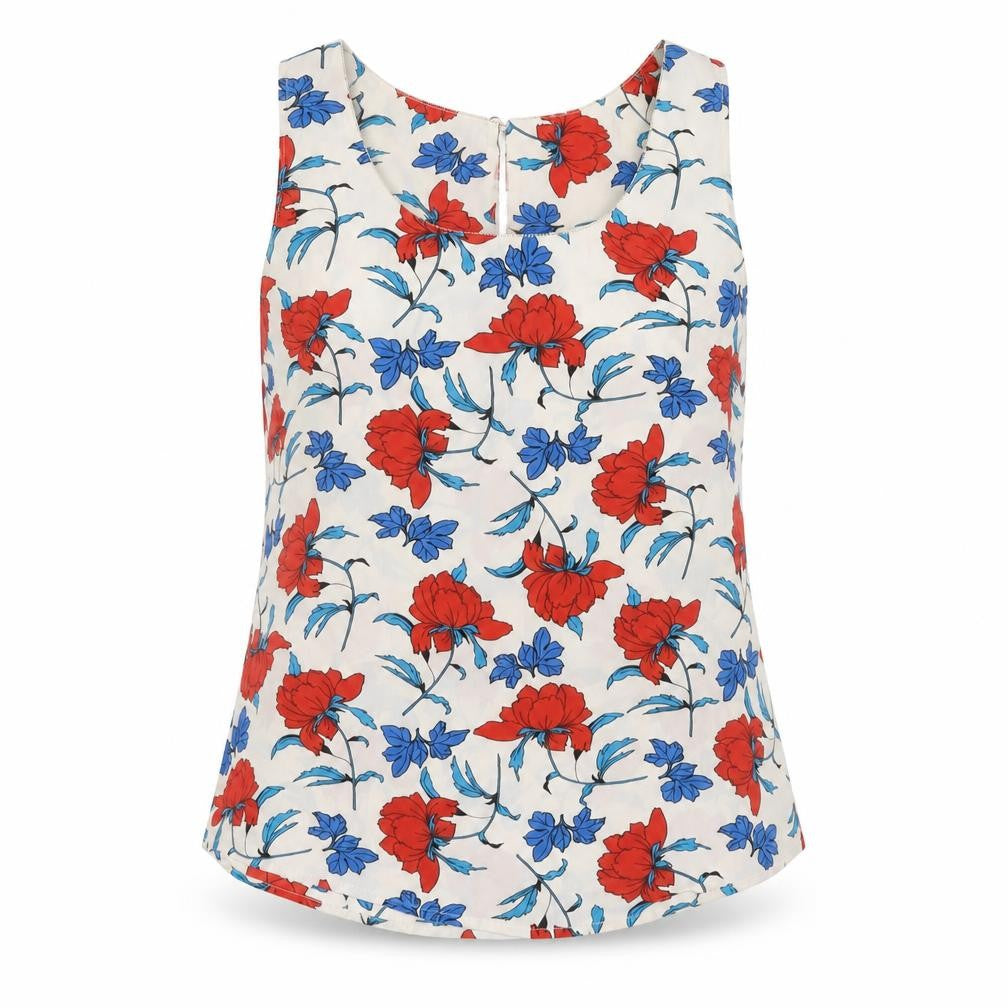 Oasis Women’s Multicoloured Floral Tank Top Size 8
