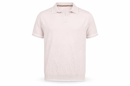 Next Men's Pink Medium Polo Shirt, Cotton Blend