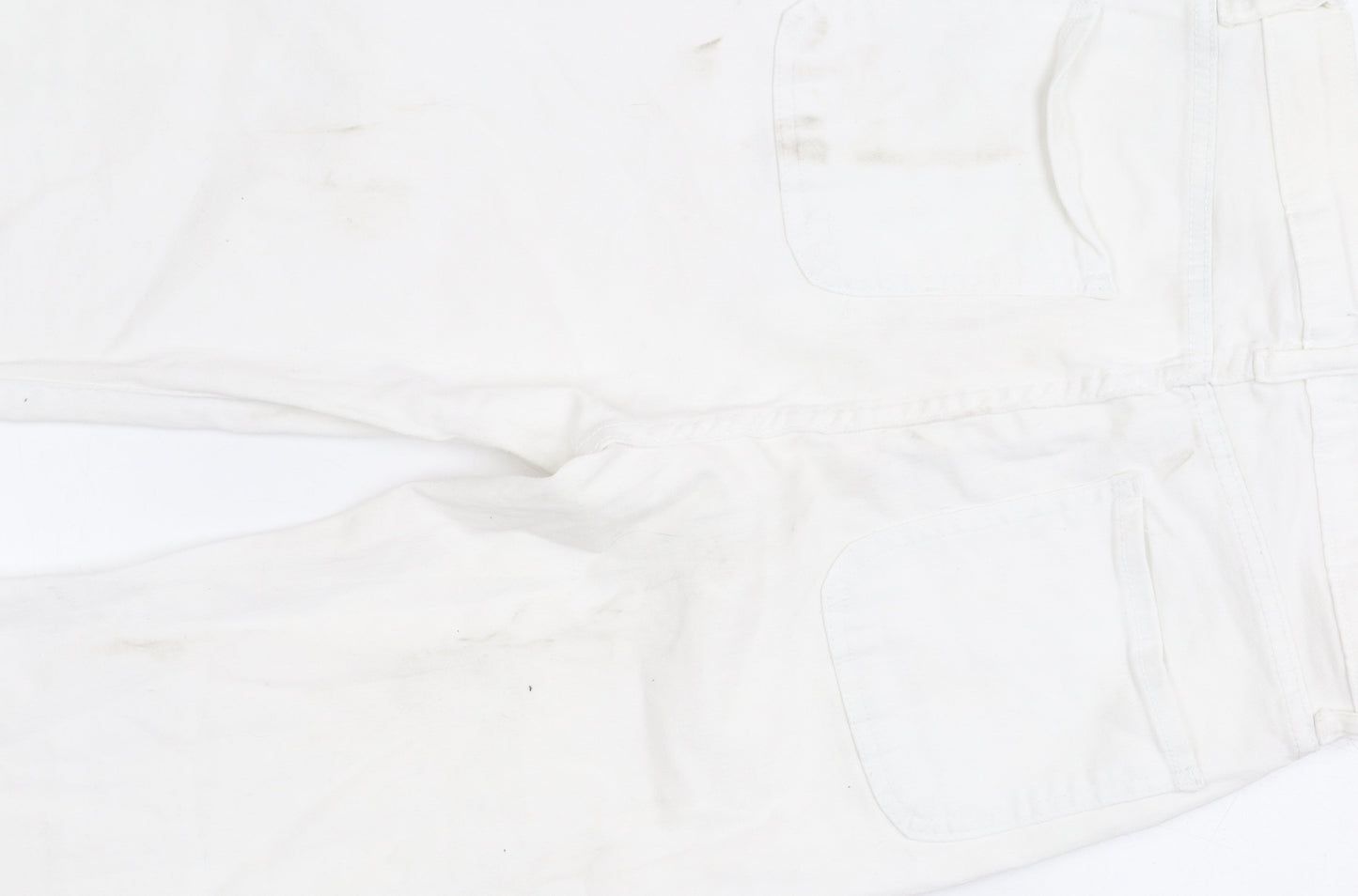 PrettyLittleThing Women's White Jeans Size 6