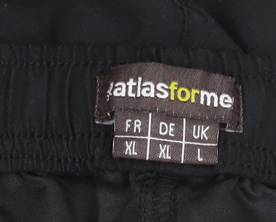 Atlas for Men Black Activewear Shorts - Size L