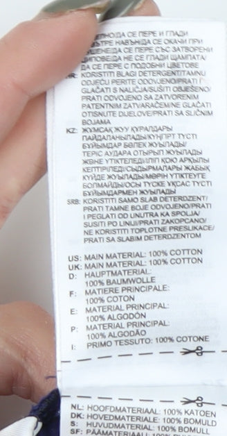 Adidas Blue Unisex 12-18M Cotton Shorts