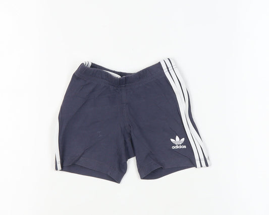 Adidas Unisex Blue Shorts 12-18 Months