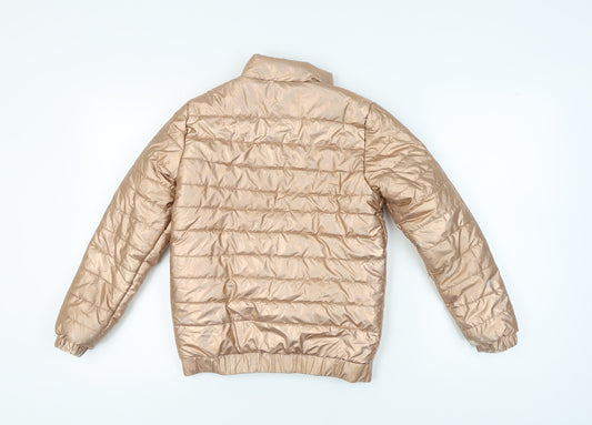 Mountain Warehouse Girls Beige Puffer Jacket 11-12 Years
