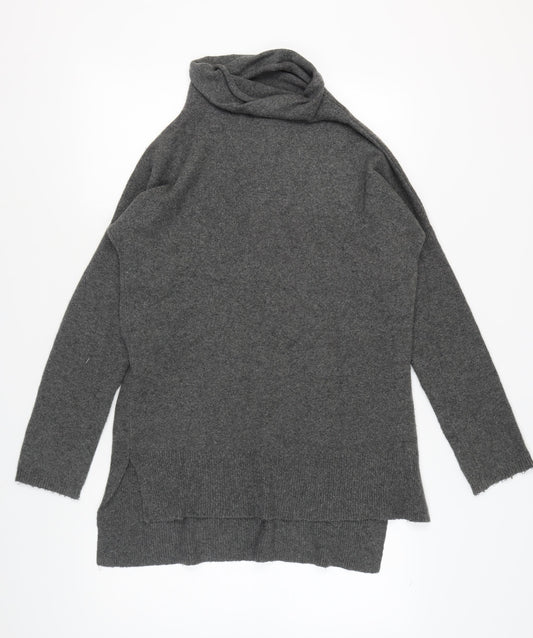 Paul Costelloe Women’s Grey Cowl Neck Jumper M