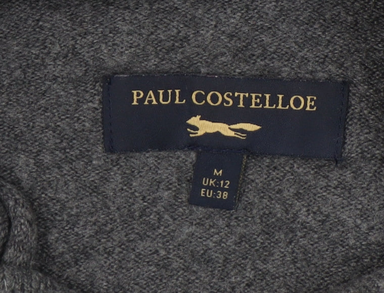 Paul Costelloe Women’s Grey Cowl Neck Jumper M