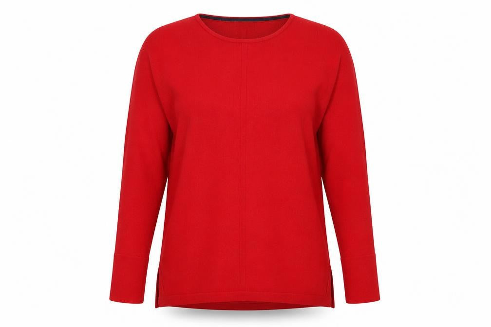 Womens UK 12 Regular White Stuff Red Pullover