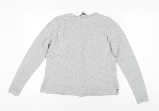 Laura Ashley Women's Grey Cardigan Jumper Size 12
