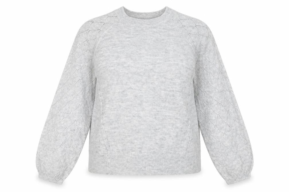 Oasis Women's Grey Pullover Jumper L