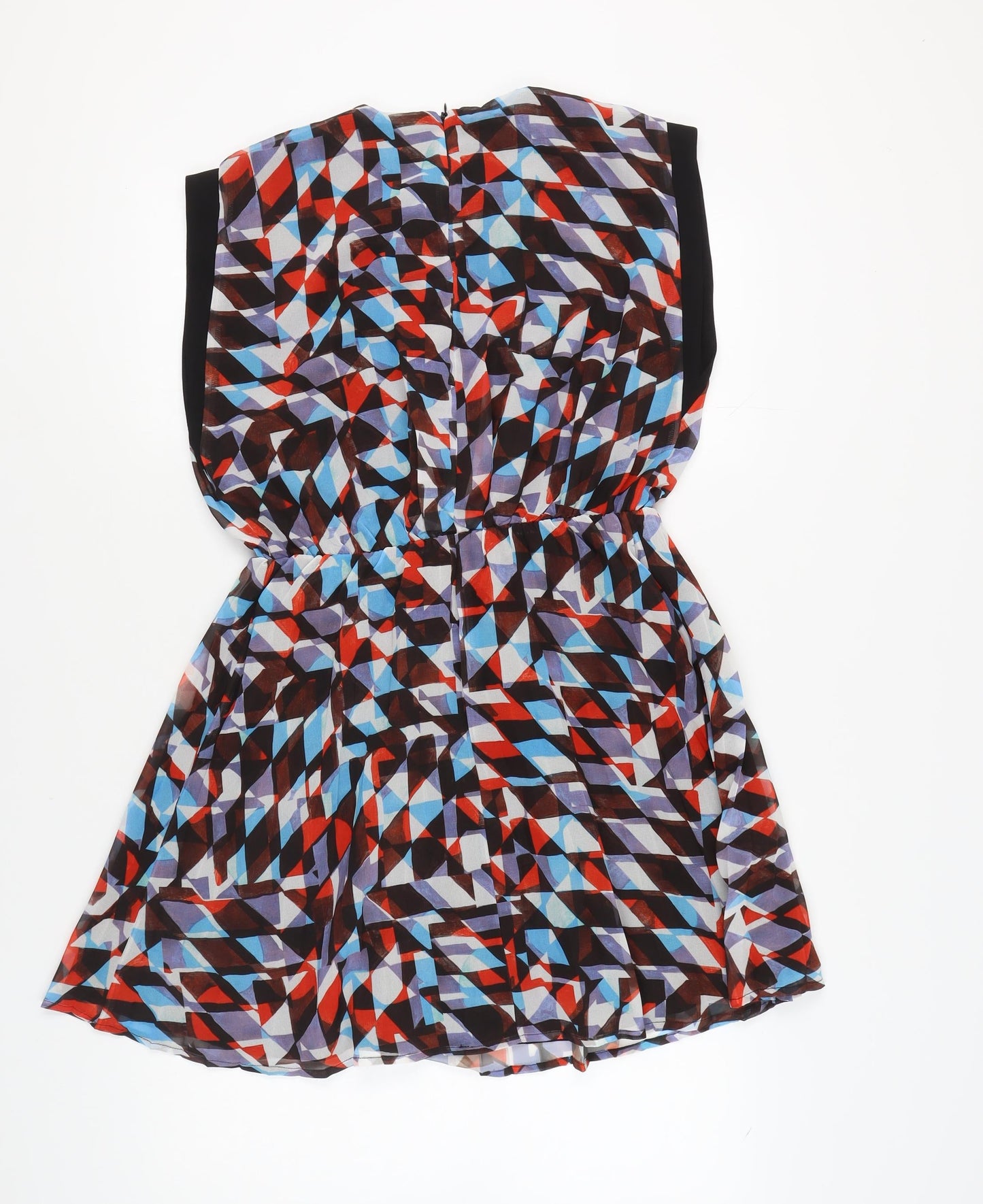 Karen Millen Women Multicoloured Geometric Dress Size 12