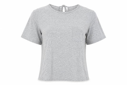 Womens UK Size S FatFace Grey Lyocell Blend T-Shirt