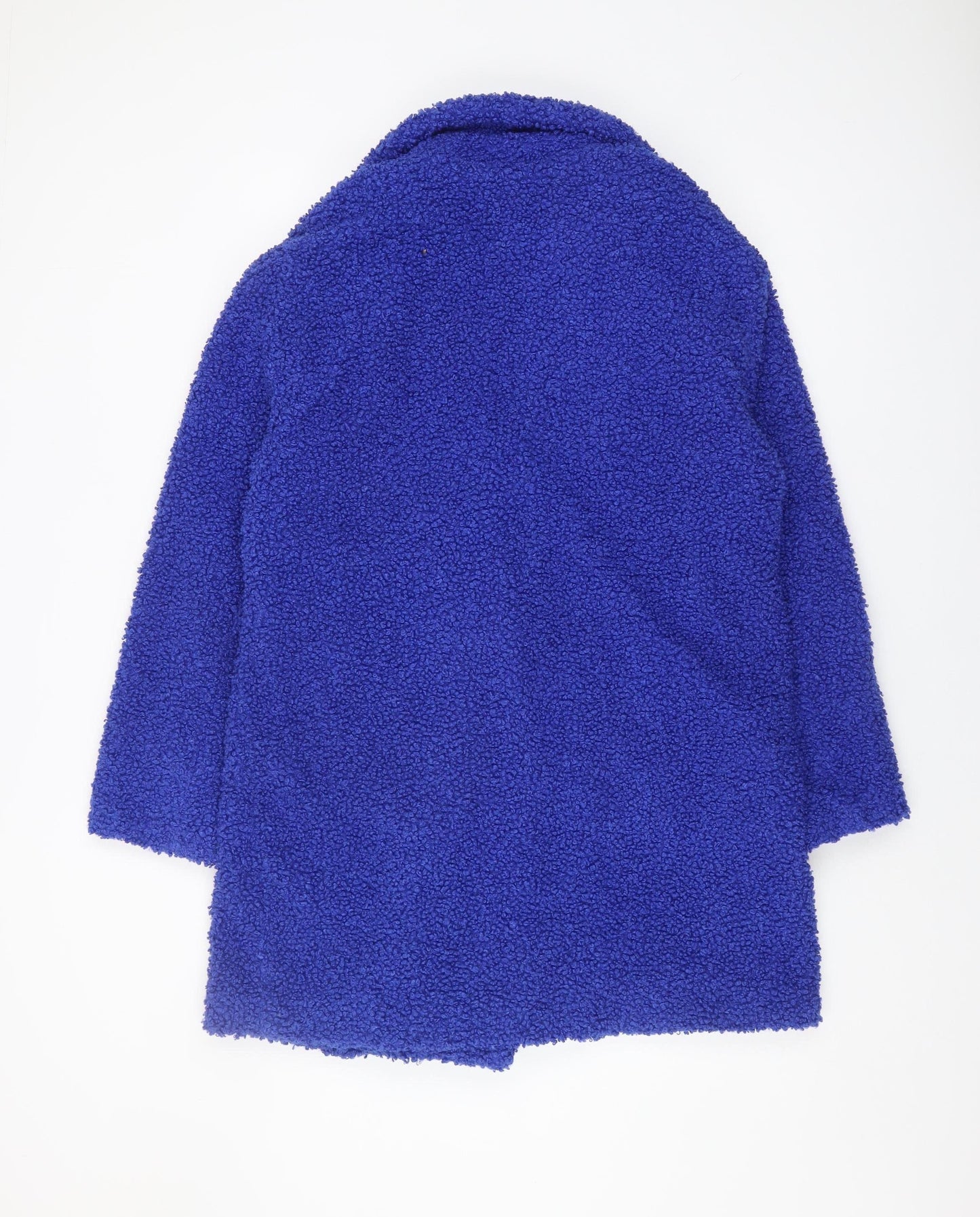 Roman Women's Blue Double-Breasted Mid-Length Coat
