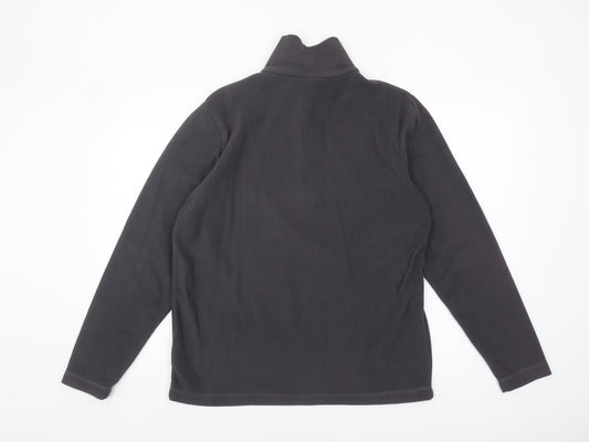 Gelert Men's Black Pullover Fleece Hoodie S