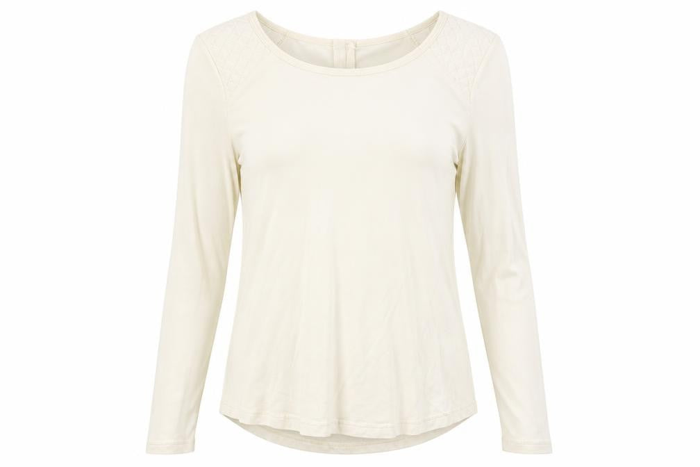 Womens UK Size XS Banana Republic Ivory Viscose Blend T-Shirt
