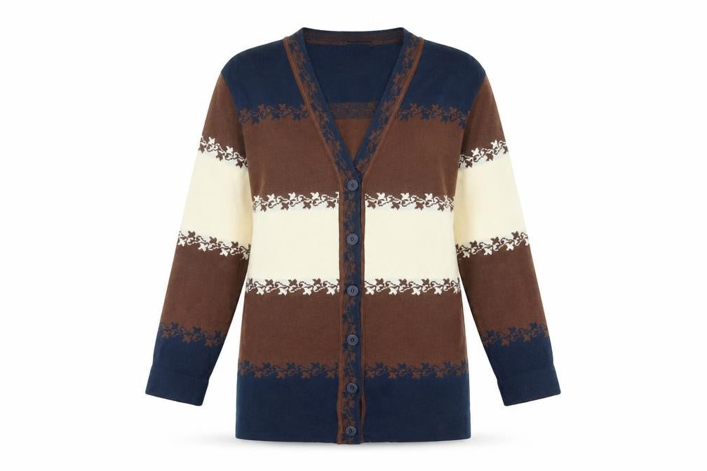 Womens UK S Regular Alexon Brown Cardigan Tight-Knit